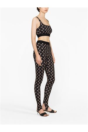 Leggings Fuseaux Moon nero MARINE SERRE | WPA111ACJER0001IT99